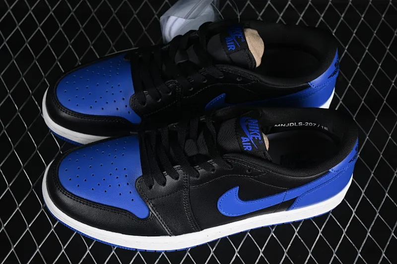 All categories Air Jordan Jordan series basketball shoes Air Jordan 1 Low Air Jordan 1 Low AJ1 Joe 1 black and blue low-top cultural and casual sneakers IB1981-004